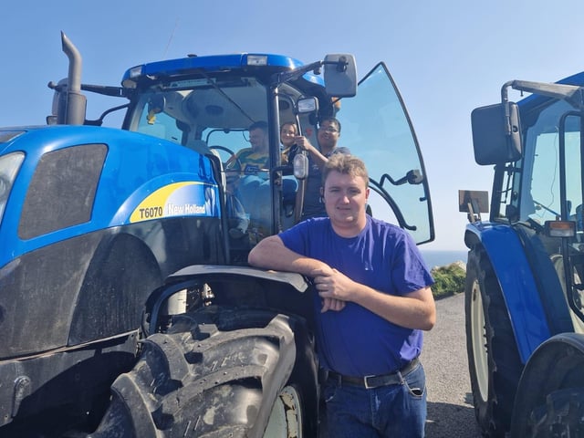 Tractor crew getting ready for the big event.