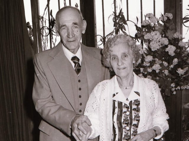 Me and Mrs Donegan's Golden Wedding anniversary.