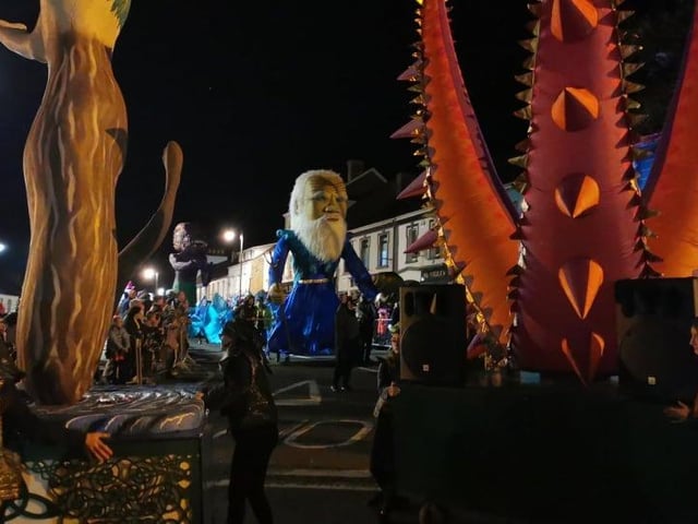 The stunning Carndonagh Halloween parade on Sunday night was a huge success.
