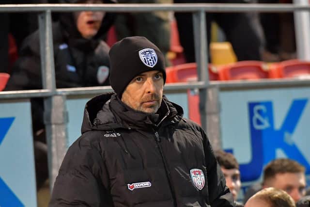Derry City manager Tiernan Lynch. Photograph: George Sweeney