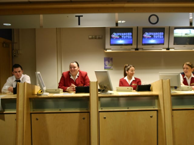 Derry and Donegal people enjoying a night at Lifford races in October 2004