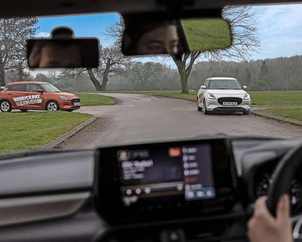 A Young Driver lesson in action.