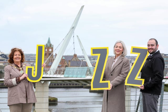 It’s almost time for the City of Derry Jazz and Big Band Festival, which this year runs from May 2nd-6th. The Mayor of Derry and Strabane, Councillor Patricia Logue, recently joined sponsors Diageo, for the official launch of the festival, now in its 23rd year. The event attracts tens of thousands of music fans each year, and most of the events are free, making live music and quality performance accessible to everyone.