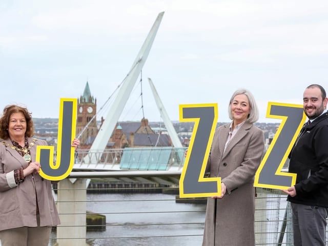 It’s almost time for the City of Derry Jazz and Big Band Festival, which this year runs from May 2nd-6th. The Mayor of Derry and Strabane, Councillor Patricia Logue, recently joined sponsors Diageo, for the official launch of the festival, now in its 23rd year. The event attracts tens of thousands of music fans each year, and most of the events are free, making live music and quality performance accessible to everyone.
