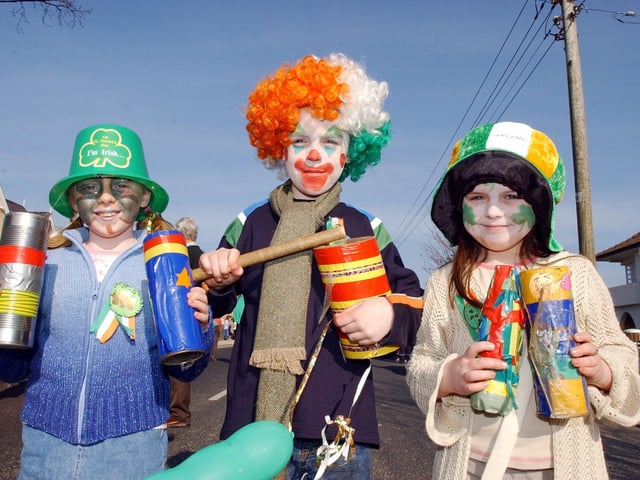 Buncrana St Patrick's Day in 2003:.
