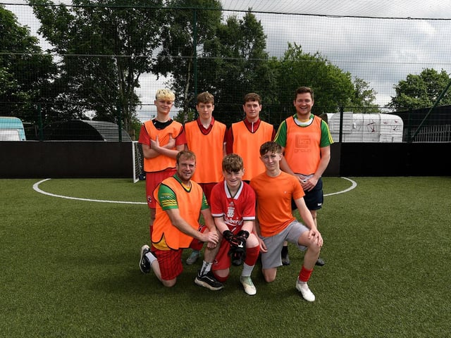 Inishowen took part in the Aaron Deery Memorial Cup competition at Bay Road on Saturday afternoon last. Photo: George Sweeney