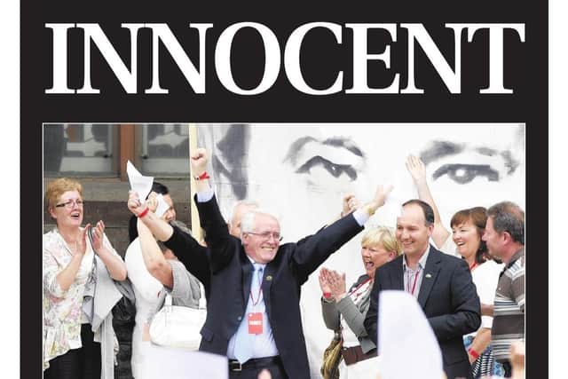 Derry Journal front page after the Saville Inquiry.