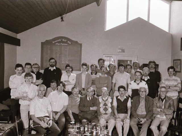 Presentations at Greencastle Golf Club.