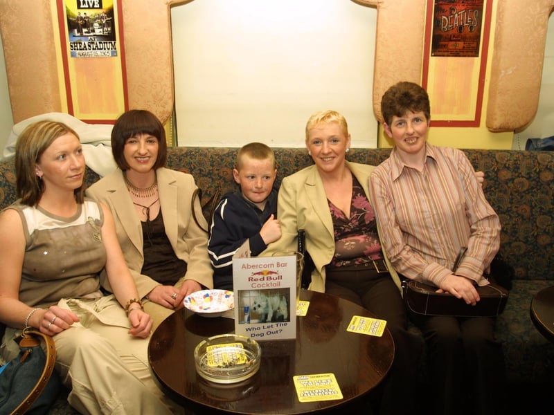 Kellie McGilloway, Donna Quinn, Barry McGilloway, Pauline McGilloway and Sadie McClean.