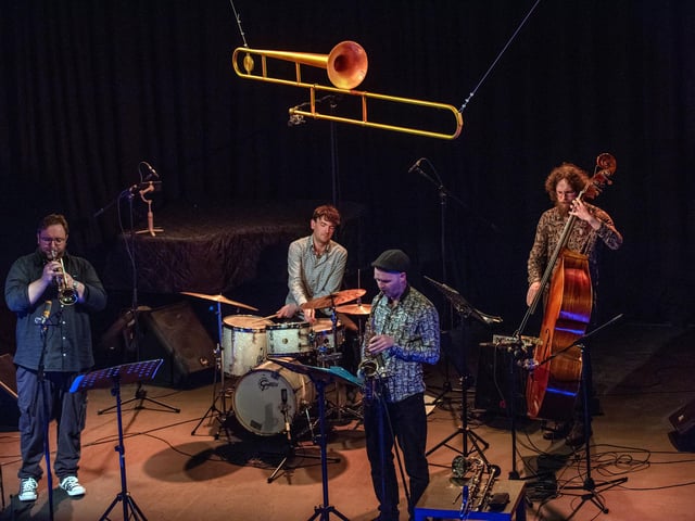 The Playhouse hosts the Michael Barkley Quartet as the City of Derry Jazz Festival continues over the weekend. Picture Martin McKeown. 27.04.23