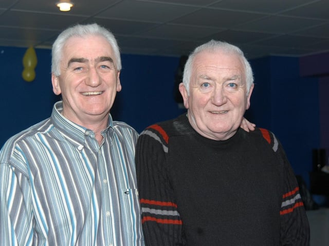 Parties and celebrations in February 2005: Betty & Johnny McDaid anniversary.