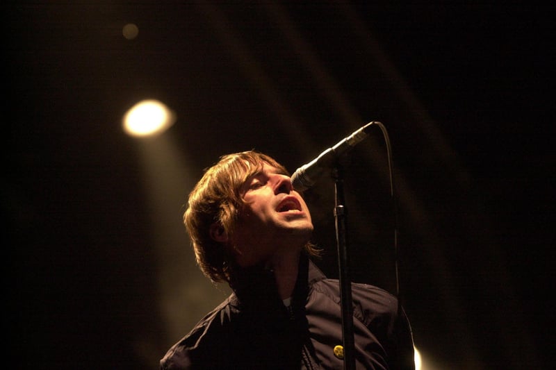 Oasis lead singer Liam Gallagher.