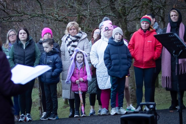 Residents of Creggan and people from across the city came together at Creggan Country Park earlier this morning to welcome the sunrise and begin a day of events across the neighbourhood to mark the Equinox.