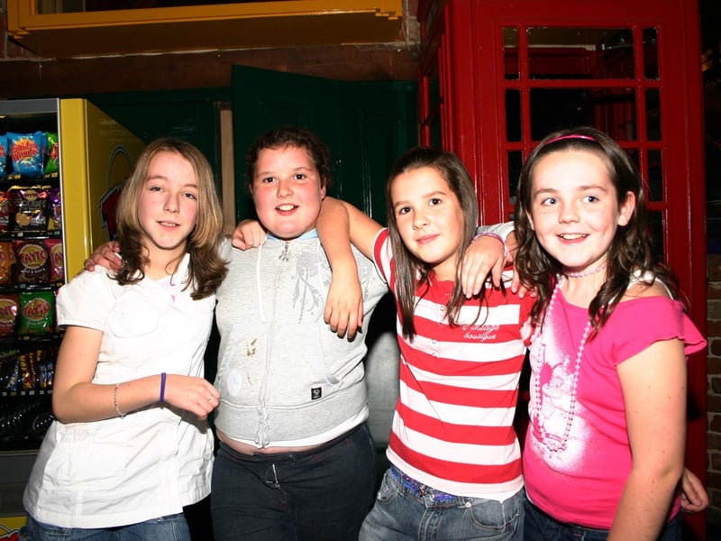 Left to right Kerrie, Sarah, Grainne and birthday girl Shannon. 8412./dd : .
