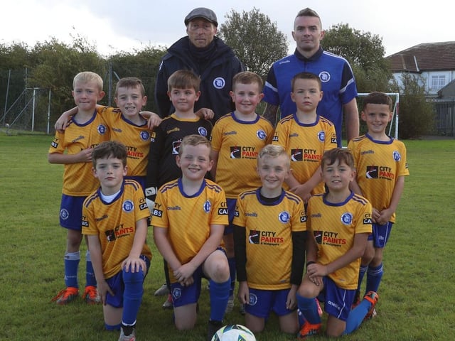 The Trojans 2015 team who played in the Sean O'Kane Memorial Tournament at St. Joseph's on Sunday.