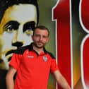 Former Celtic and Dundee winger Paul McMullan signs for Derry City.  Photo: George Sweeney. DER2326GS – 006