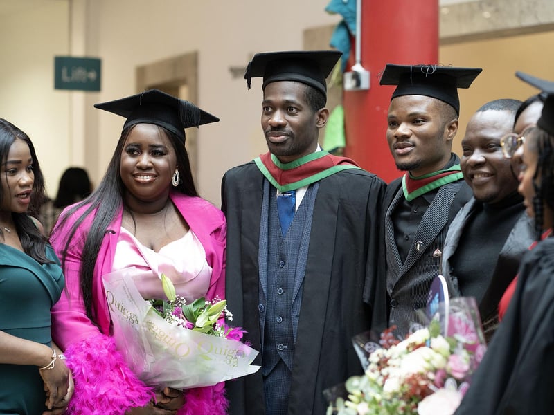 Winter graduations in Derry.