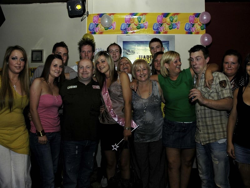 Lucinda pictured celebrating her 21st birthday with all her friends and family.                                 : .