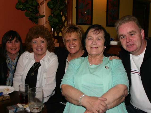 Derry parties in October 2004. Earnshaw