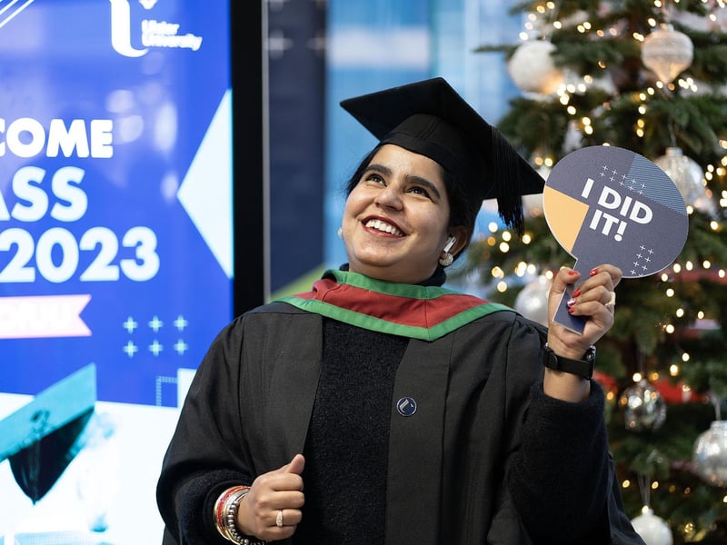 Ulster University Winter Graduations. (Photo: Nigel McDowell / Ulster University)