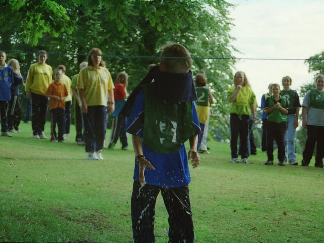 Summer activities at St. Columb's Park.