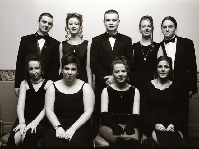 Pictured are students and guests at the 1996 St Cecilia's and St Joseph's School Formal in Derry.