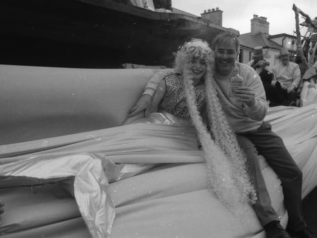 The St. Patrick's Day parade in Buncrana in 1998.