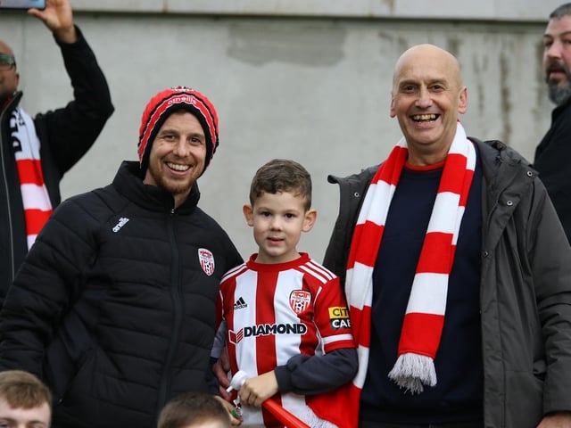 The Seydaks enjoying their trip to the Aviva Stadium on Sunday.