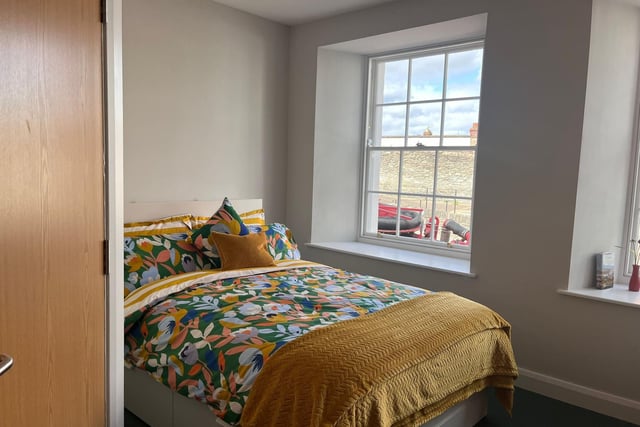 The opening of the new student accommodation and the interiors.