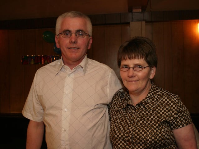 Party celebrations back in 2004: Brian McCloskey