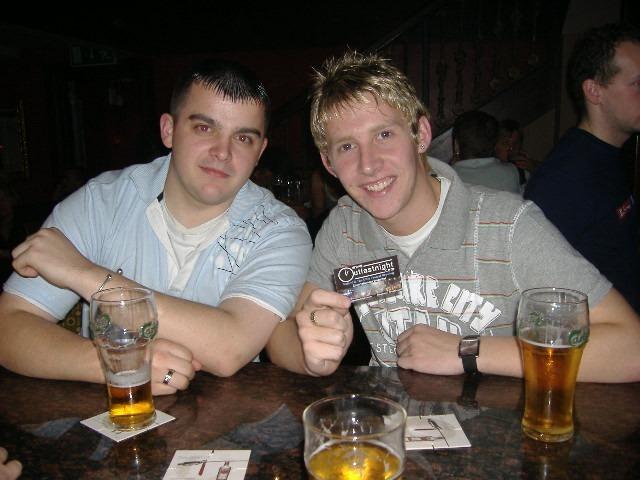 A night out in Derry bars in October 2005