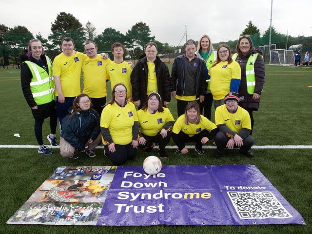 The Foyle Down Syndrome team pictured at Friday's event.
