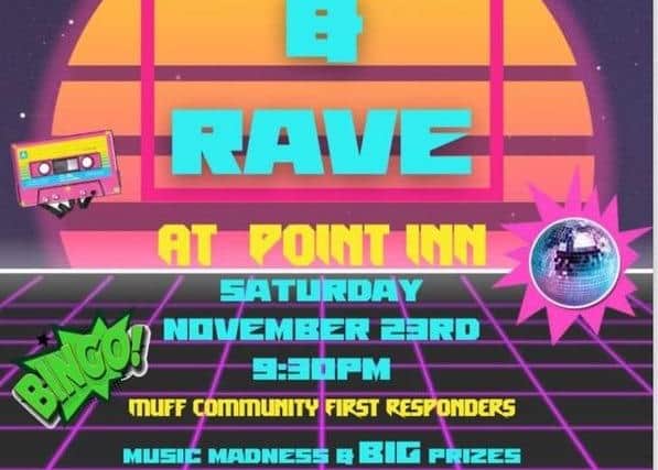 Details of the event on Saturday.