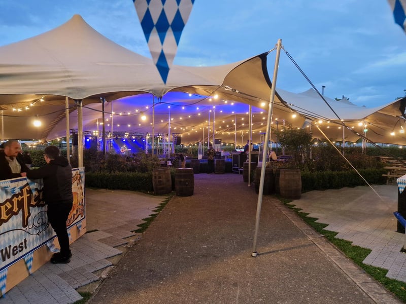 Oktoberfest, in The Peace Garden.