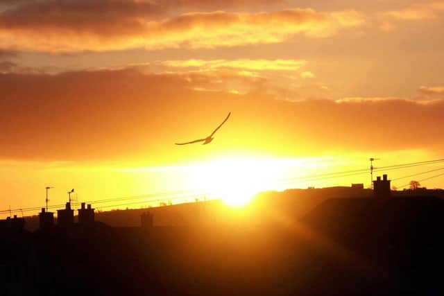 Sunrise over Creggan. (Photo by Hugh Gallagher)
