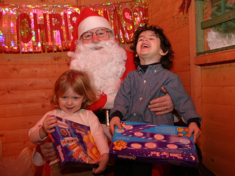 Christmas parties in Derry in December 2003.