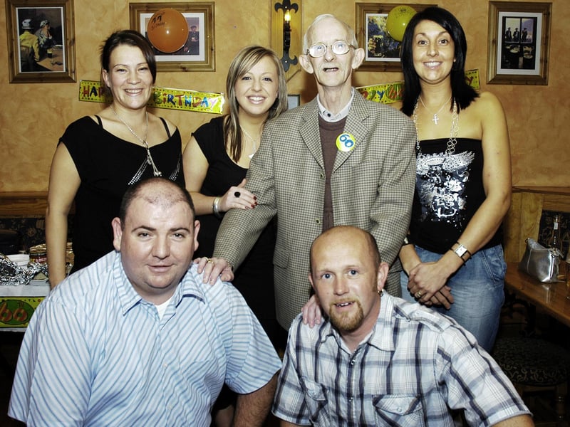 Pat pictured with his family Jennifer, Edel, Lorraine, Stephen and Adam. : .