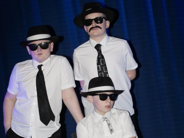 Drama students put on a show at St. Joseph's Boys School Open Night.