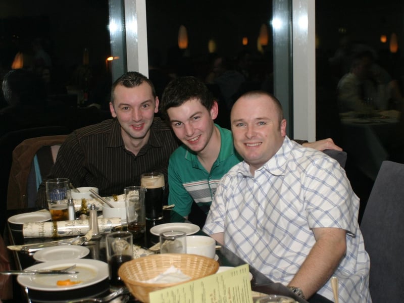 Christmas parties in Derry in December 2003.