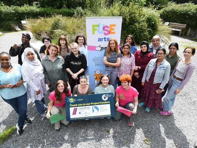 WNP FACILITATOR TRAINING WORKSHOP. . . . .Group pictured at the Creative Facilitator Training Workshop held by the Waterside Neigbourhood Partnership in St. Columb's Park House. The project was funded by Peace Plus. (Photos: Keith Moore/Jim McCafferty Photography) : .