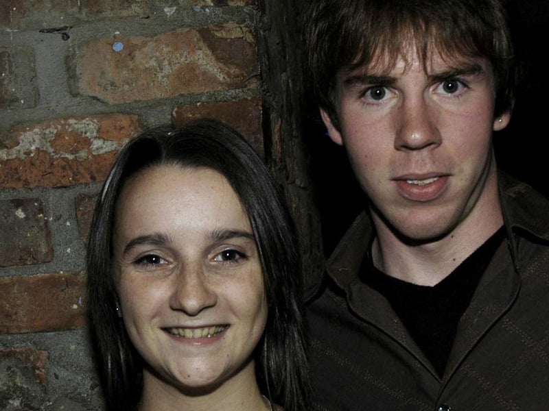 Angela pictured with her friend Ruadhan. : .