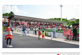An artist's impression of the North Terrace at the Ryan McBride Brandywell Stadium which got the green light from Council's Planning Committee this week.