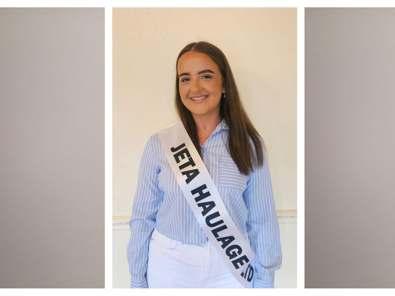 Clonmany Festival Queen finalists Chloe McLaughlin - Jeta Haulage LTD