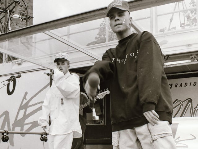 East 17 performing in Derry