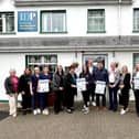 Representatives from Inishowen Development Partnership and local employers highlighting the Inishowen Job Fair, which will take place on Saturday, April 26, from 10am to 1pm, in the Inishowen Gateway Hotel in Buncrana.