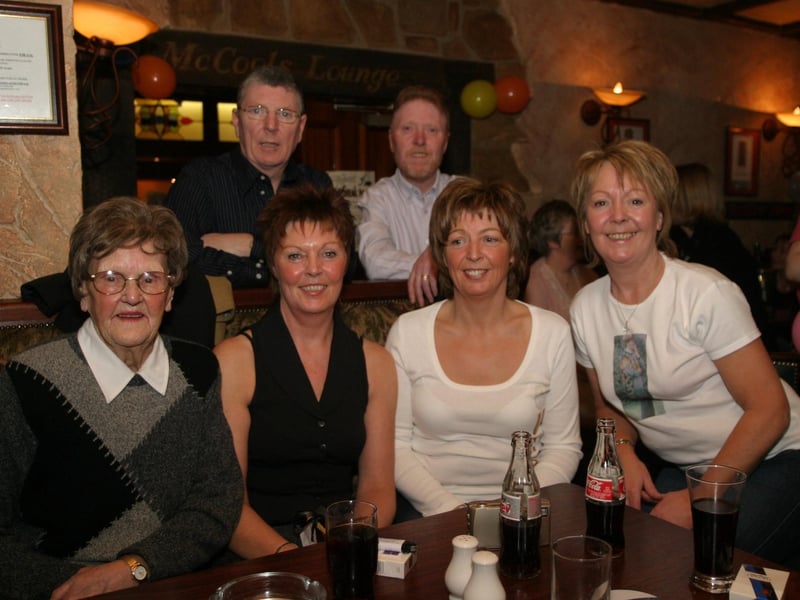 Parties and celebrations back in 2004: Nuala O'Kane.