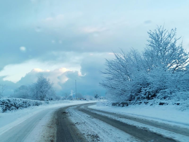 Derry in the snow
