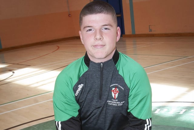 SHEA McGARVEY (Defender): A no-nonsense defender who is very physical in his defending. Was sent up front against St Louis Grammar at Ballymena and contributed to the equaliser.