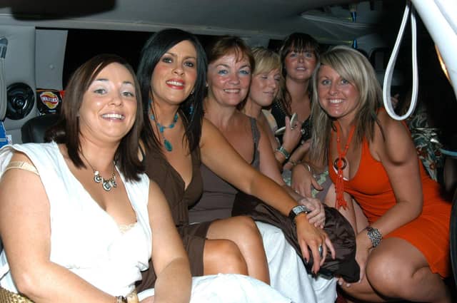 Haley out for a party with friends.