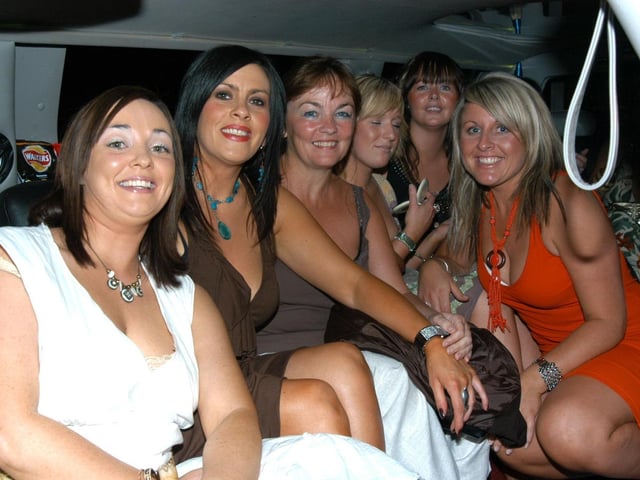 Haley out for a party with friends.